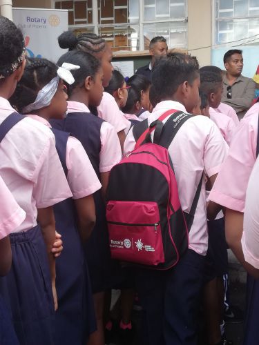 School Bag Distribution at H.Chooroomoney Govt School