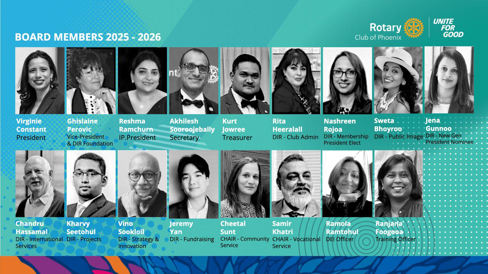 Rotary Club of Phoenix Board 2025-2026